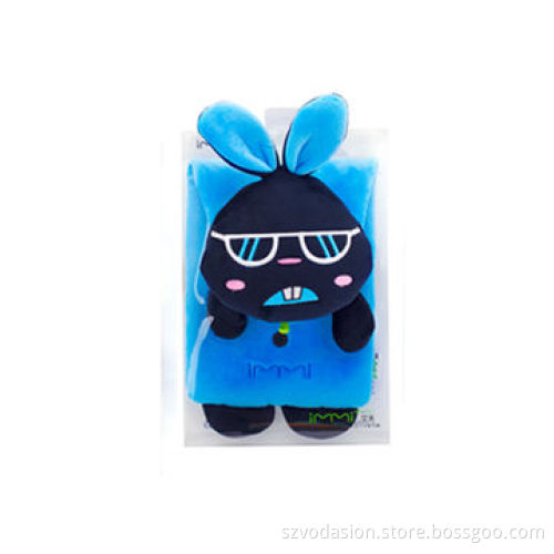 Cartoon Rabbit Protector Case for iPad, Made of High Quality Short Korean Plush